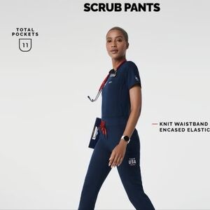 FIGS TEAM USA SCRUB SET